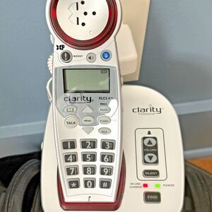 Clarity XLC3.4+ DECT 6.0 Amplified Cordless Phone –Extra Loud Ringer Big Buttons
